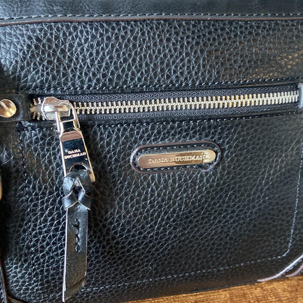 LAST CHANCE Dana Bachman Black Shoulder Bag- Preloved - Picture 3 of 16